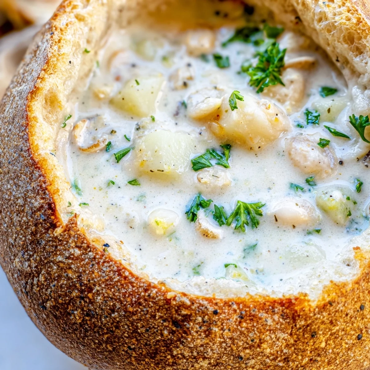 Creamy Clam Chowder Bowl