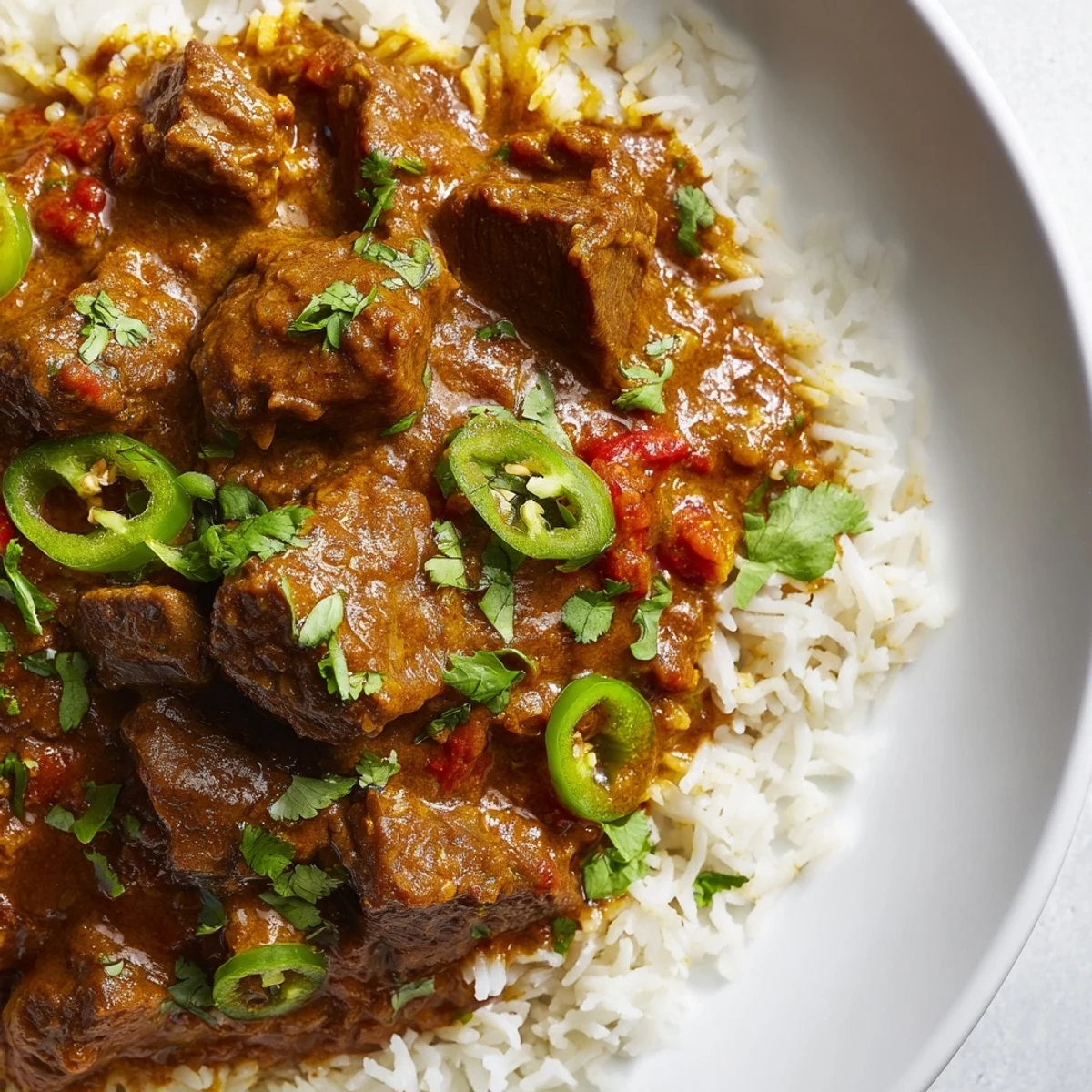 Spicy Beef Curry Basmati