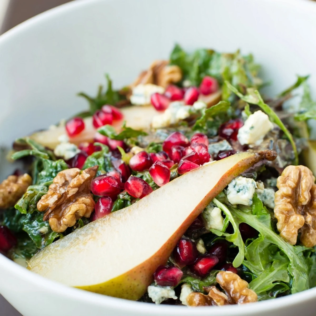 Winter Green Pear Walnuts